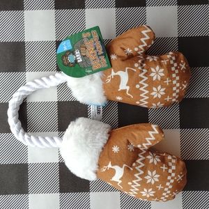 Bark Dog Toy Mittens for Medium to Large Dogs